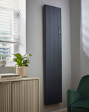Electric Aluminium Panel Heater - 2000W Vertical - 1600 x 544mm - Anthracite