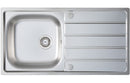 1 Bowl 965x500mm Inset Sink - St/Steel