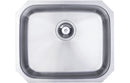 1 Bowl Large Undermount Sink - Polished Steel