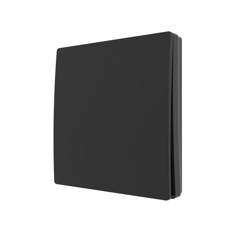 1 Gang Kinetic Push Flush Switch Matt Black IP65