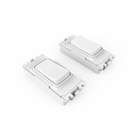 1 Gang Grid Kinetic Switch Dimmable White