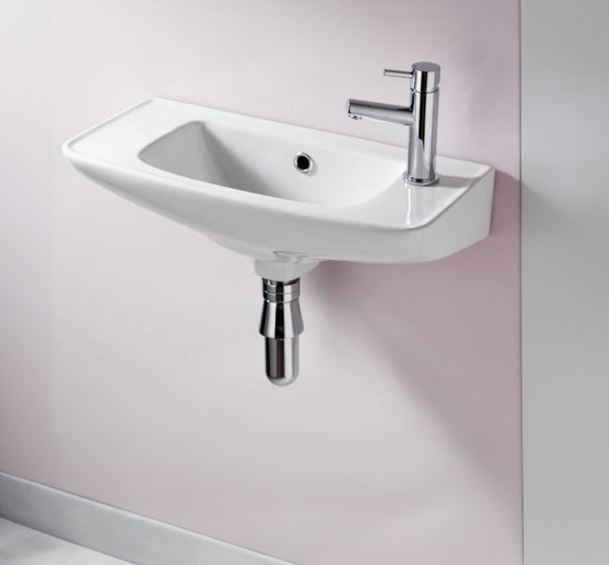 Slim Wall Hung Basin 520mm x 240mm