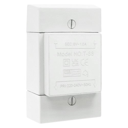 Doorbell Transformer - 8V/1A