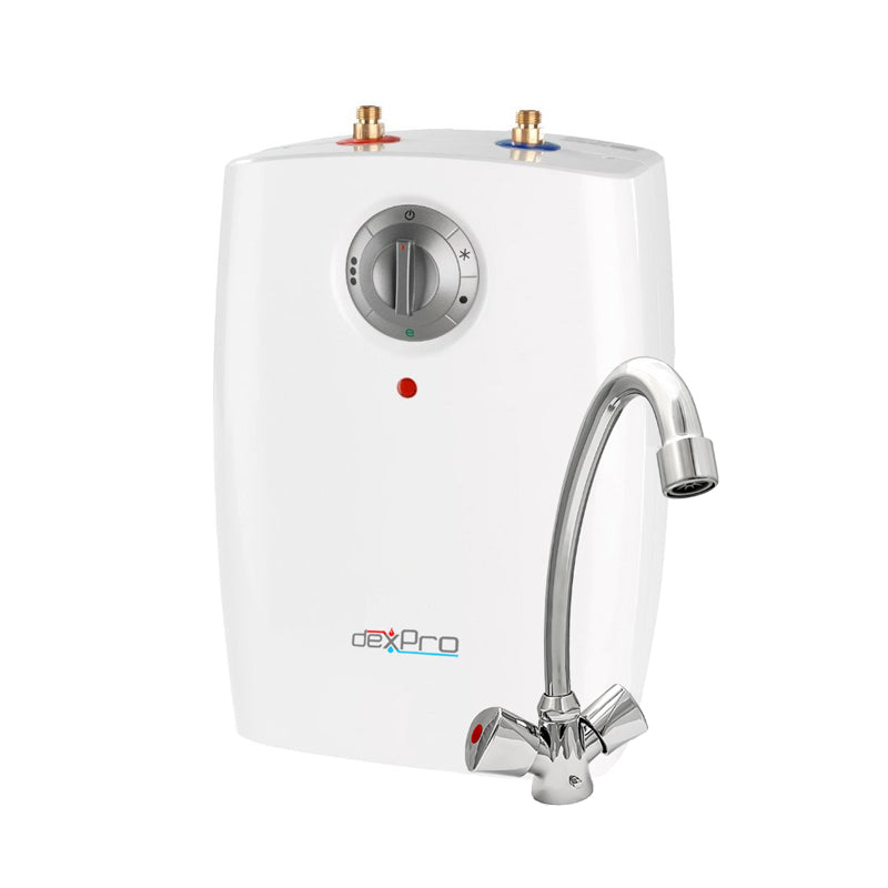 DexPro 2kW Delux Over Sink / Under Sink Vented Water Heater (Swan Neck Tap)