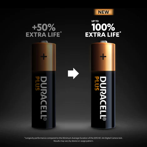 Duracell +100% Plus Power AA LR6 | 4 Pack