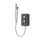 E2 APL Aqualisa Electric shower with 3 Mode Handset 9.5kW Multifit Grey