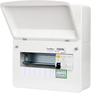 FuseBox 10 Module 7 Way Metal Unpopulated + 80A 30mA Type A RCD