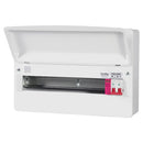 FuseBox 18 Module 15 Way Consumer Unit with 100A Main Switch & T2 SPD