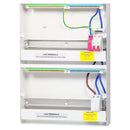 FuseBox 36 Module 31 Way (15/16 Double Bank) Consumer Unit with 100A Main Switch & T2 SPD