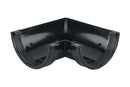 RoundLine Gutter Angle 90° 112mm Black