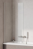 Konsss Bath Shower Screen - Straight with Square Edge