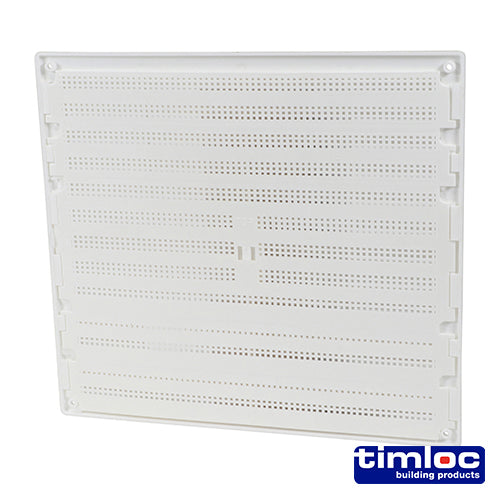 Internal Plastic Louvre Mini Grille Vent with Flyscreen - 260 x 235mm