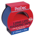2" x 50m LONG LIFE MASKING TAPE