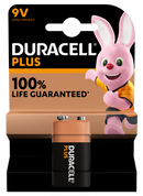 Duracell +100% Plus Power 9V PP3 6LR61 | 1 Pack