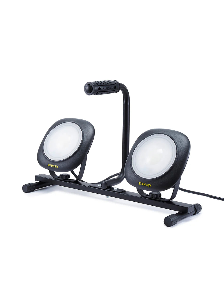 Stanley 2 x 20w Twin LED Work Light (230v, IP65, 4000K)