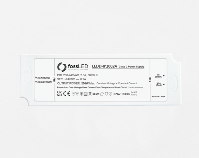 200W 24V Non Dimmable Constant Voltage Driver