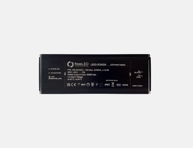 240W 24V Non Dimmable Constant Voltage Driver