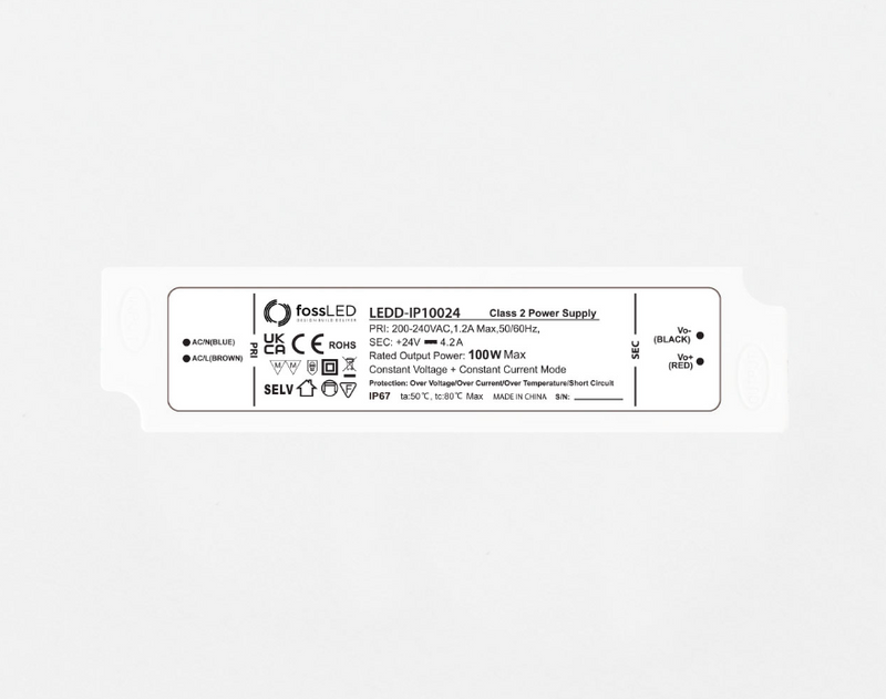 100W 24V Non Dimmable Constant Voltage Driver