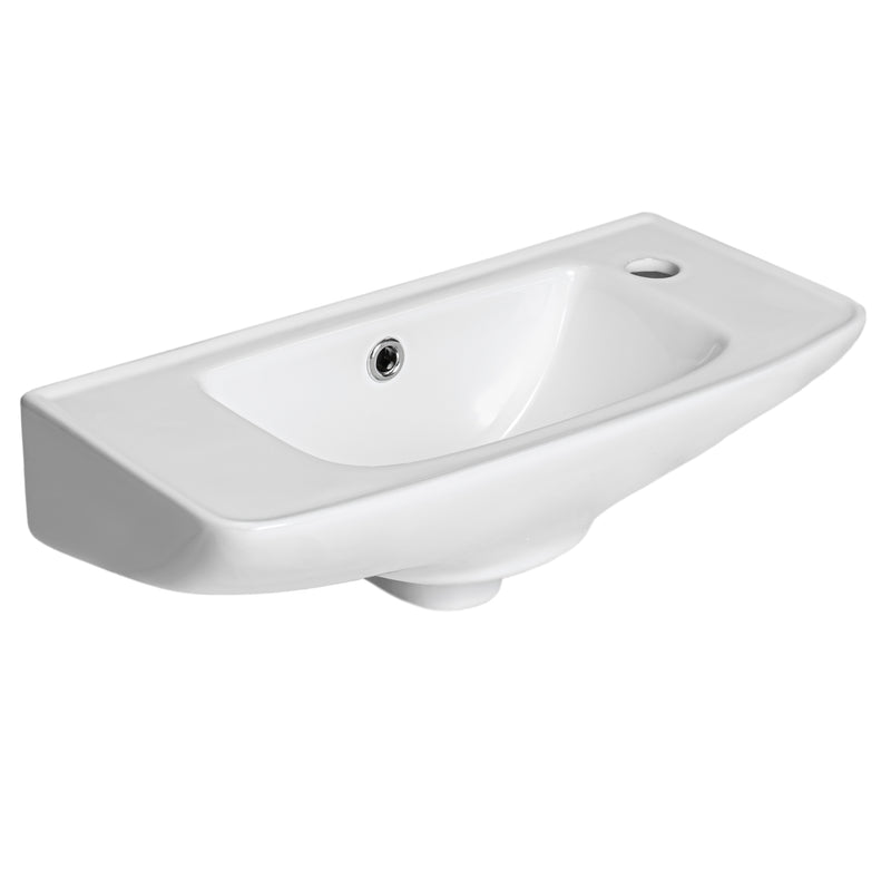 Slim Wall Hung Basin 520mm x 240mm