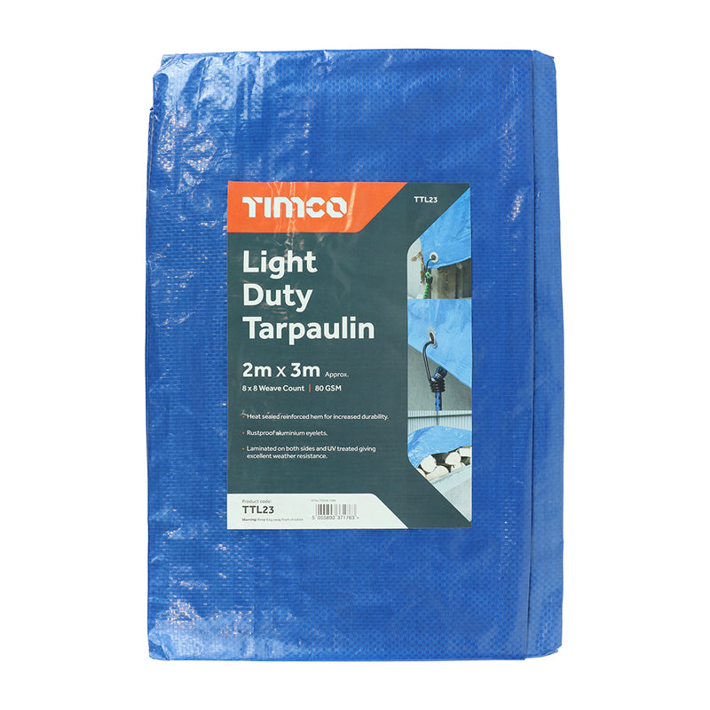 Tarpaulin - Light Duty - 2 x 3m