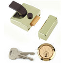 Yale 85 Deadlocking Nightlatch - Brasslux - 40mm Backset