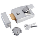 Yale 89 Deadlocking Nightlatch - Polished Chrome - 60mm Backset