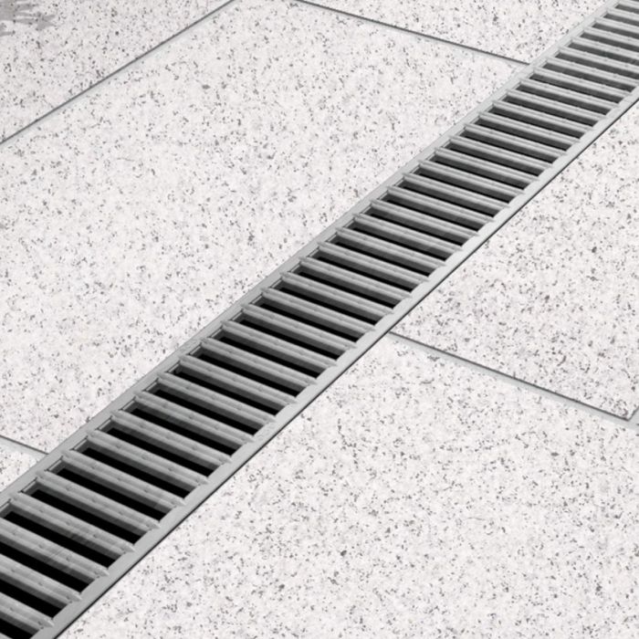 Low Profile Channel Drain 110mm x 1m