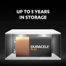 Duracell +100% Plus Power 9V PP3 6LR61 | 1 Pack
