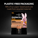 Duracell +100% Plus Power 9V PP3 6LR61 | 1 Pack