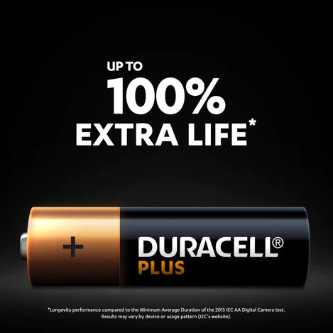 Duracell +100% Plus Power AA LR6 | 4 Pack