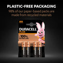 Duracell +100% Plus Power AA LR6 | 4 Pack