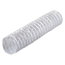 White PVC Ducting 125mm dia x 1 Meter