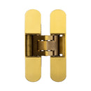 Concealed Hinge 140mm - Satin Brass
