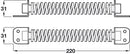 Gate Spring, Length 220 mm, Steel