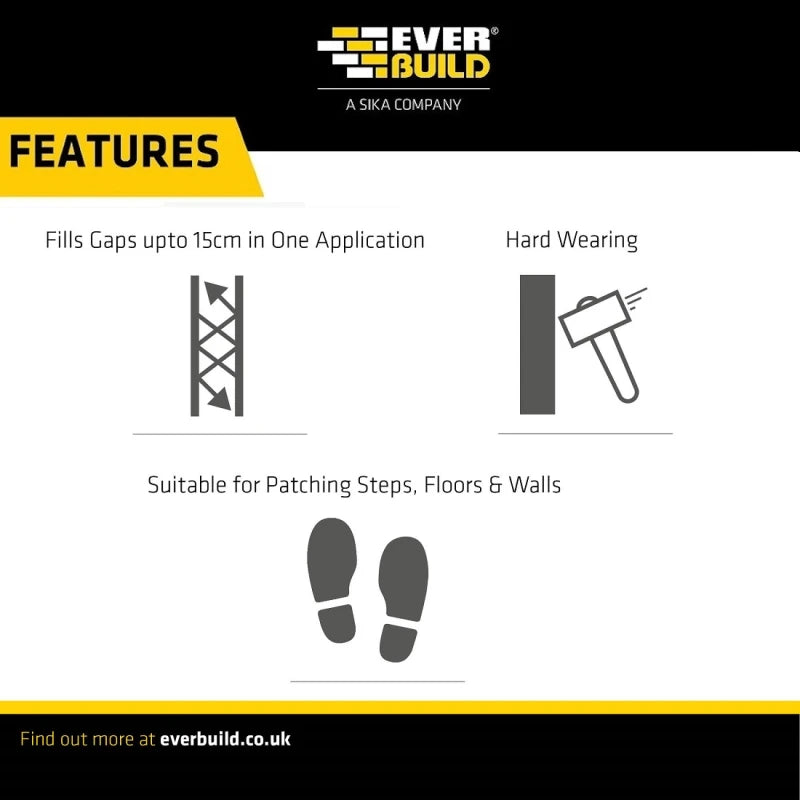 Everbuild JETCEM RAPID Setting Cement 3KG