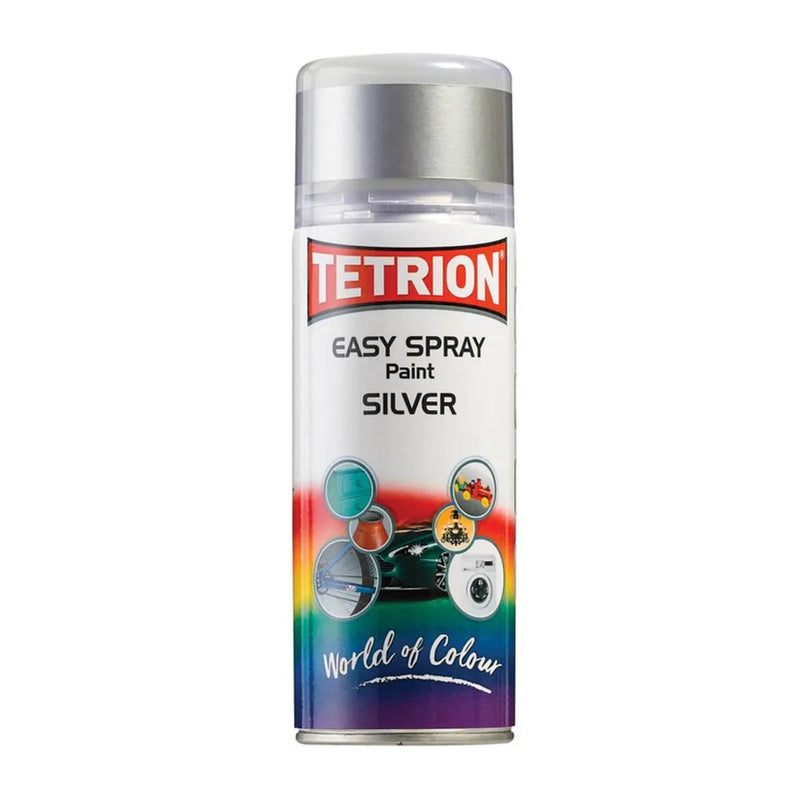 Tetrion Easp Spray Paint Silver Chrome 400ml