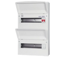FuseBox F3024M 28 Module 24 Way (12/12 Double Bank) Consumer Unit with 100A Main Switch
