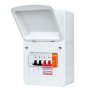 FuseBox EV Distribution + 100A Main Switch, Type A 32A Mini RCBO & T2 SPD