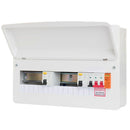 FuseBox 24 Module 16 Way Unpopulated + 100A Switch, 2x100A Type A 30mA RCD & T2 SPD