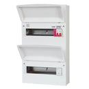 FuseBox 28 Module 23 Way (11/12 Double Bank) Consumer Unit with 100A Main Switch & T2 SPD
