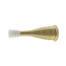 Mounted Spring Door Stop - Polished Brass
