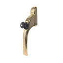 Locking Espagnolette Window Fastener - Polished Brass