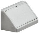 Corner Connector, with Cover Cap, Width 44 mm, Mini Light grey