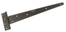 Tee Hinge - Medium Pattern, Black Steel - 305MM