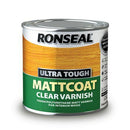 Ronseal Ultra Tough Clear Varnish Matt - 250ml