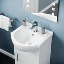 White 450mm Vanity Unit & Basin