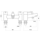 Grove Bath Shower Mixer & Kit