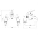 Ailsa Single Lever Bath Shower Mixer With Kit