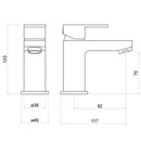 Hiron Lever Mono Basin Mixer (No Waste)