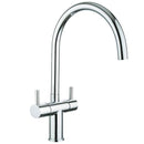 Phireo Chrome Two Handle Kitchen Mixer